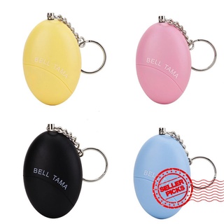 Self Defense Alarm 100dB Egg Shape Girl Women Security Emergency Personal Keychain Scream T1Q7