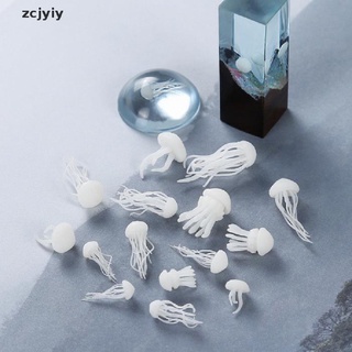 zcjyiy 1 mini medusas modelado de resina epoxi molde rellenos diy materiales de relleno mx