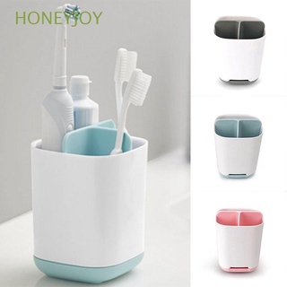 honeyjoy práctico soporte de cepillo de dientes multifuncional accesorios de baño estante de almacenamiento de dientes estante de cepillo de dientes duradero cepillo de maquillaje titular de pasta de dientes titular