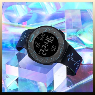 HONHX Reloj digital deportivo LED para mujer de lujo para hombre Reloj electrónico deportivo para exteriores
