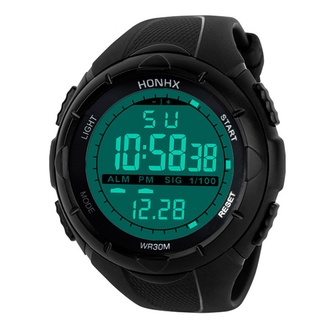 [-FENGSIR-] Luxury Men Analog Digital Military Army Sport LED Waterproof Wrist Watch (6)