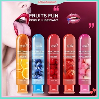 Adult Sexual Body Smooth Fruity Lubricant Gel Edible Flavor Sex Health Product