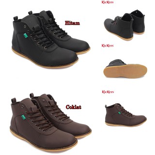 (Pagar en casa)!! Zapatos de hombre SEMI FORMAL Relax zapatos negro-BANDIT KICKERS