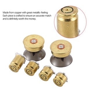 ♥☆ready stock♥4x Brass Bullet Buttons ABXY Mod Kit + 2 Thumbsticks for XBOX One Controller