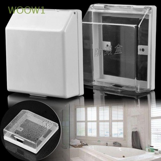 woow1 suministros de baño eléctrico enchufe cubierta niño caja de salpicaduras protector de enchufe transparente impermeable de seguridad enchufes de alimentación (1)