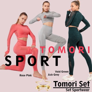 Tomori mujeres conjuntos deportivos conjunto de gimnasio traje Tops gimnasia trajes zumba pantalones deportivos mujeres Leggings