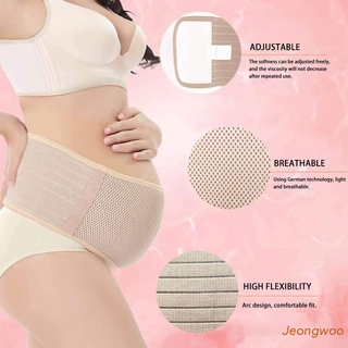 ☎POP❤Belly Band for Pregnant Women, Khaki Solid Color Breathable Mesh Cloth (9)
