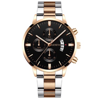 2020 moda estilo caliente tendencia hombres de acero inoxidable reloj de lujo calendario reloj de cuarzo profesional casual reloj de los hombres