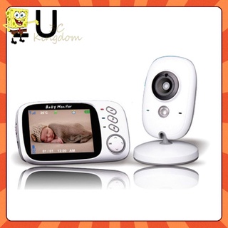 *listo stock* Monitor de bebé Digital inalámbrico de 3,2 pulgadas pantalla LCD de dos vías Audio Video bebé Monitor noche lindo bebé cámara (1)