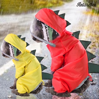 Antarctica funda De lluvia para mascotas/perros/Gatos impermeables con capucha De 4 capas