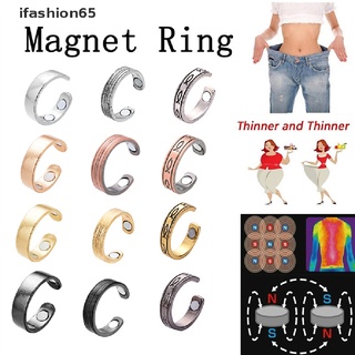 Ifashion65 New Magnetic Opening Ring Keep Health Slim Fitness Lose Weight Ring Jewelry MX