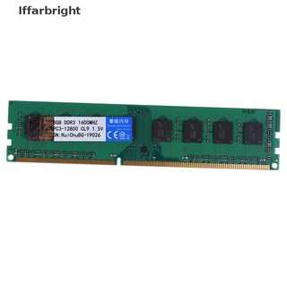 [Iffarbright] 8GB DDR3 1600MHz 240pin 1.5V DIMM RAM Desktop Memory Supports Dual Channels .