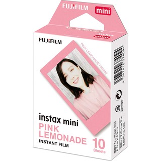 Recarga Instax Mini película instantánea rosa limonada contenido 10 hojas