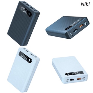 Niki 18650 cargador de batería caso banco del poder DIY herramientas Dual USB titular de la batería caja