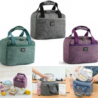 Portable Lunch Bag New Thermal Insulated Lunch Box Tote Cooler Handbag Bento Pouch Dinner Container School Food Storage Bags XblG (1)