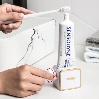 Dispositivo de prensa de pasta de dientes multifuncional dispensador limpiador Facial exprimidor Clips Manual perezoso tubo exprimidor accesorios de baño
