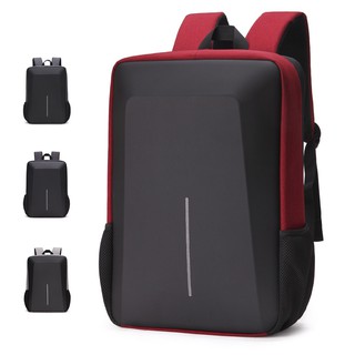 Gran capacidad de carga USB portátil de negocios mochila impermeable al aire libre bolsa de viaje para los hombres (1)