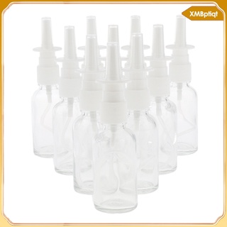 [TIQT] 10 botellas vacías de vidrio recargable Nasal Spray botella fina bomba de niebla viales 30 ml traje para maquillaje agua Perfumes aceites esenciales