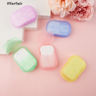 [iffarfair] mini copos de jabón para el hogar, papel de limpieza, conveniente, desechable, rebanada perfumada.