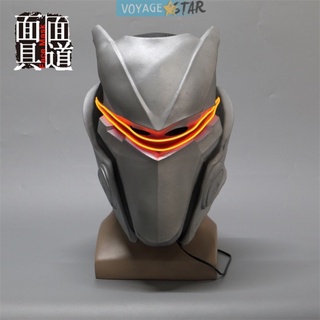 Fortress Mask Headgear Lost Character Luminous Mask Helmet Halloween Performance Game Props Night cos (2)