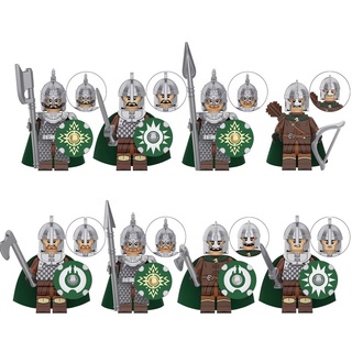 Minifiguras Caballero Medieval Lord Rohan Guerrero Bloques Juguetes