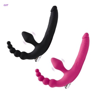 Vibrador de doble penetración para mujer/masturbación/Vibrador/Vibrador Anal/Plug Anal/juguetes sexuales/juguetes sexuales