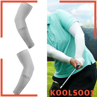 [koolsoo1] unisex al aire libre golf ciclismo enfriamiento brazo mangas cubierta uv protección solar