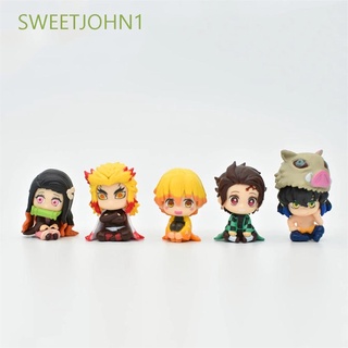 Figuras De juguete sweetjohn1 coleccionables muñecos Ornamentos Hibira indesuke Figuras De acción De Anime Slayer Demon Slayer