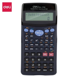 Deli Function Calculator can meet the daily large calculation needs. Button battery power supply