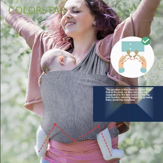 COLORSTAR Portátil Portabebés Suave Para recién nacidos Sling Wrap para bebés Universal En forma de X Transpirable Cómodo Multifuncional Artefacto de transporte ergonómico Funda de lactancia/Multicolor