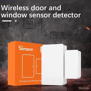 blocks1 sonoff snzb-04 zigbee inalámbrico sensor de puerta/ventana detector de alerta de encendido/apagado a través de ewelink app smart home securit blocks1
