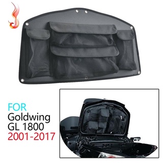 motocicleta tronco tapa organizador bolsa de equipaje forro de herramientas bolsas para honda gold wing gl1800 goldwing gl 1800 2001-2017
