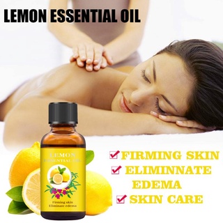 majaq caliente limón masaje aceite esencial puro planta cuerpo aceite esencial spa relax hidratante mejorar sueño cuidado de la piel 30ml tslm1