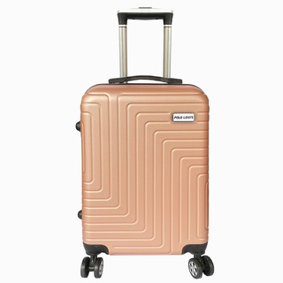 3.3 venta de moda!! Travel FAIR ABS Polo LOUIS maleta rígida modelo oficial de 20 pulgadas garantía de maleta de viaje - oro rosa #Pl123 (4)