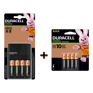 Cargador Duracell Kit Incluye Pilas 4 Aa Y 4 Aaa Baterías