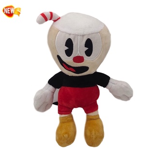 Mugman Plush Doll Cuphead Cartoon Figure Toy 25cm Game Themed Stuffed Doll Animated Decor Gift for Kids Fans (6)