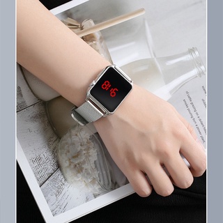 led oro rosa plata negro unisex reloj de pulsera digital 8072