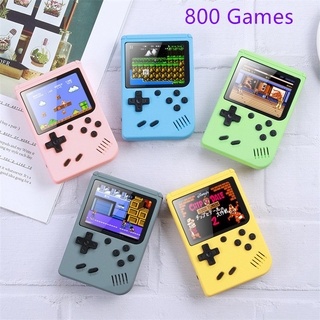Nueva consola de juegos Retro de 800 IN 1 consola de juegos portátil para juegos de bolsillo Mini playera para niños regalo (1)