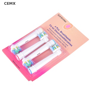 CEMX Adecuado Para Braun oral B Eléctrico Rotatorio Cepillo De Dientes Cabeza Reemplazada 4 pc/Paquete