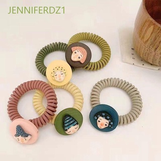 Jenniferz1 ligas elásticas Para el cabello con dibujo De Arte Para mujer Pintura Círculo Para niñas