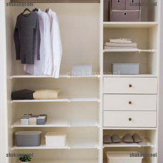 Scmx Closet Organizer Storage Shelf Wall Mounted Kitchen Rack Space Saving Wardrobe Scxx