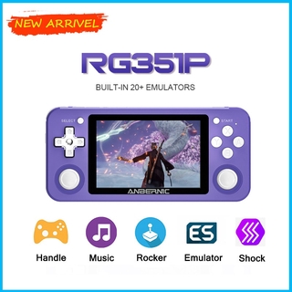 Consola de videojuegos rg351p pantalla IPS portátil bolsillo Retro reproductor de juegos de mano para PS1/N64/PSP/DC/GB con 2500+ juegos de 3.5" pulgadas