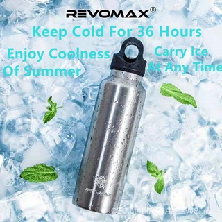 RevoMax 304 Stainless Steel Thermos 500ml Tea Thermos Cup Mug Vacuum Cup Bottle Flasks Thermal Mug Water Bottle 454N