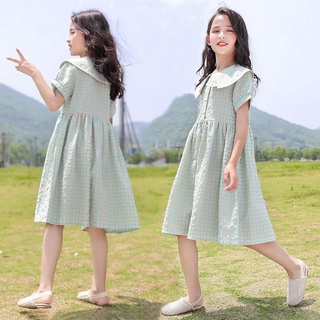 Los niños nuevo vestido de princesa dress2021pequeña niña de moda falda de las niñas ropa de verano verano