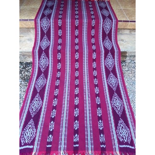 Tejido tejido tejido tejido púrpura Toraja tejido Sulawesi manta