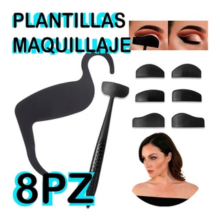 Plantillas 8pz Aplicar Maquillaje Delineado Sombra Contour
