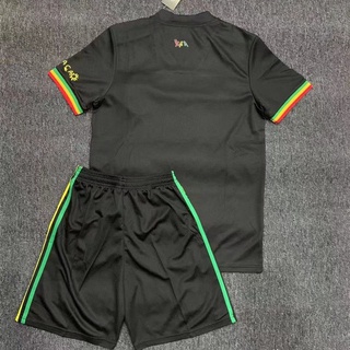 Nueva camiseta de fútbol de Ajax uniforme de segundo cliente negro2122Nueva temporada bola uniforme estilo tailandés principal principal y lejos hombres (4)