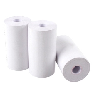 3 rollos Mini rollo de papel térmico de impresión rollo de papel adhesivo autoadhesivo rollo de papel fotográfico 57 x 30 mm papel adhesivo para impresora de fotos portátil Bluetooth (8)