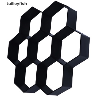 tuilieyfish - moldes de hormigón para bricolaje, plástico, camino, pavimento, cemento mx