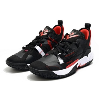 Nike Air Jordan Why Not Zero 4 criado negro rojo alto Premium Original (1)
